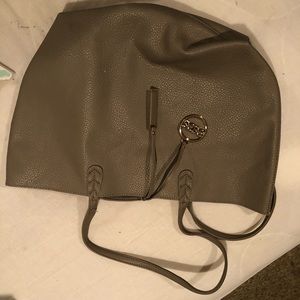Taupe Reversible BCBG Purse